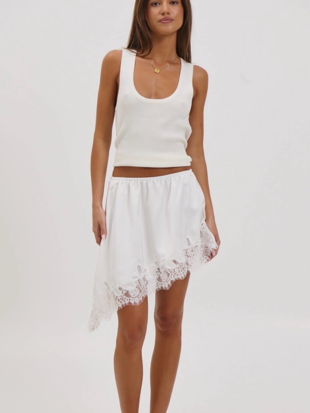 Bronze snake Sammi lace skirt
